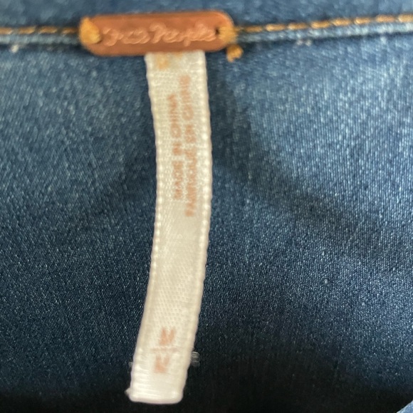 Free People Denim Mini Dress - Picture 3 of 3